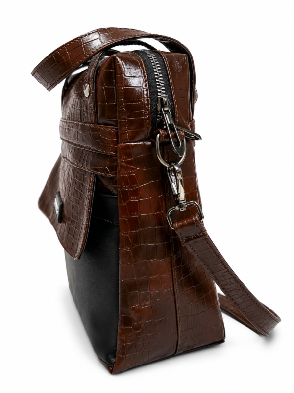 Elegant Brown & Black Tote Bag