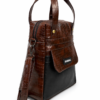 Elegant Brown & Black Tote Bag