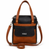 Elegant Brown & Black Tote Bag