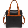 Elegant Brown & Black Tote Bag