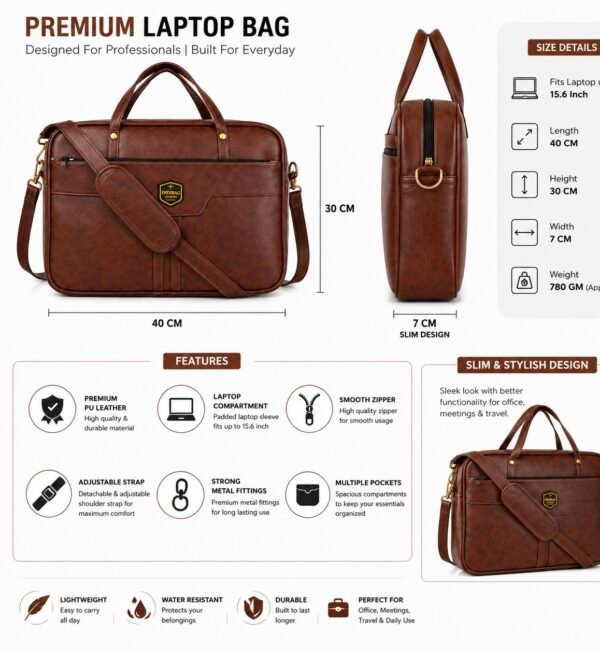 Leather Laptop Bag