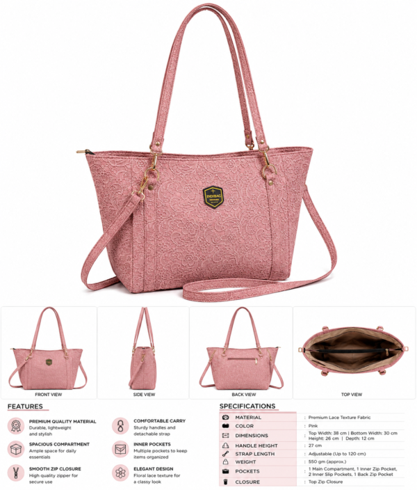 Stylish Shoulder Handbag with Sling Strap
