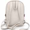 Stylish White Backpack with Front Pocket