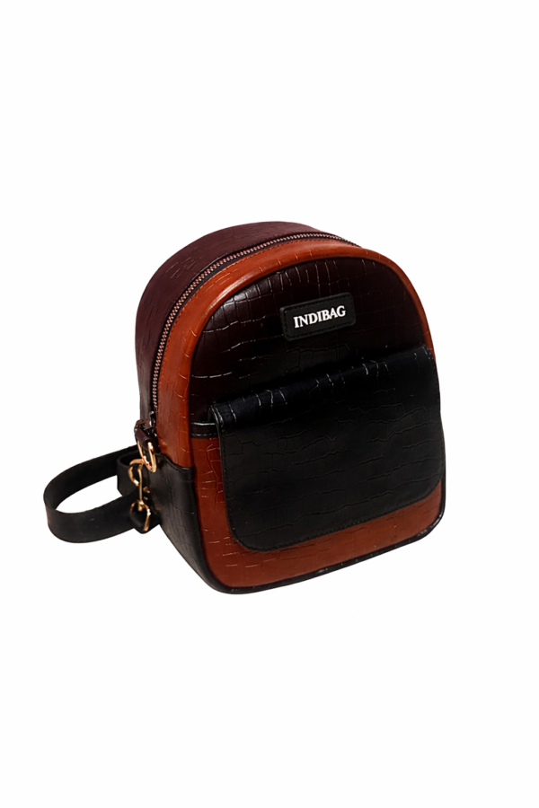Faux Leather Backpack