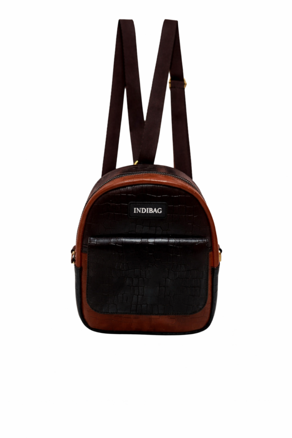 Faux Leather Backpack