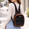 Faux Leather Backpack