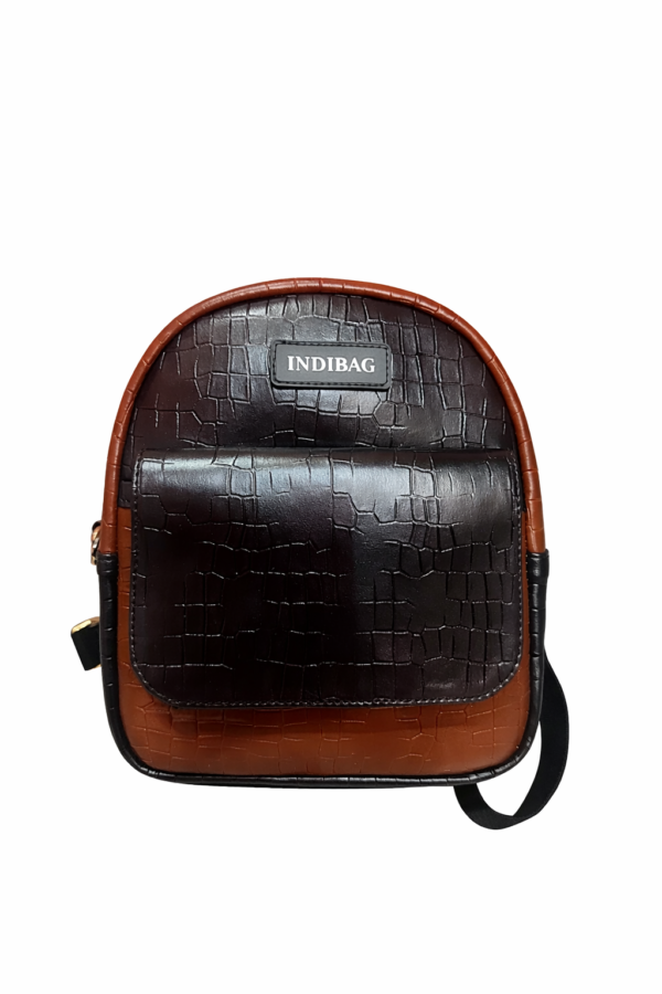 Faux Leather Backpack