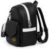 Stylish White Backpack with Front Pocket