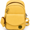 Stylish White Backpack with Front Pocket