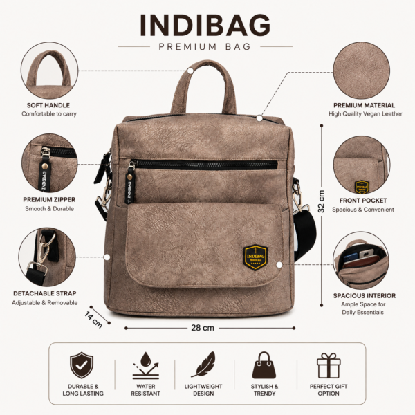 Indibag Stylish Backpack