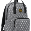 Quilted Grey Stylish Multipurpose Travel Backpack