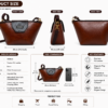 Brown Leather Handbag
