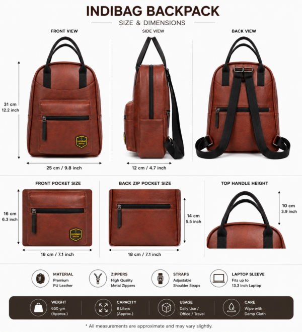 ChatGPT Image May 8, 2026, 08_58_41 PM Classic Black Faux Leather Backpack