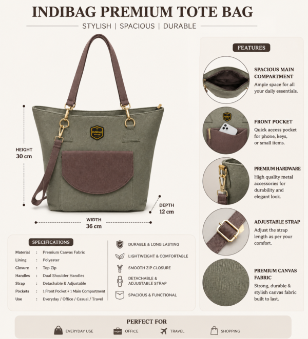 Women’s Stylish Tote Sling Handbag