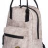 Classic Black Faux Leather Backpack