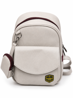 F63F3B1F-61FB-490E-AFD5-E094D4111A80 Stylish White Backpack with Front Pocket