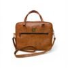 Classic Brown Leather Laptop Bag