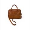 Classic Brown Leather Laptop Bag