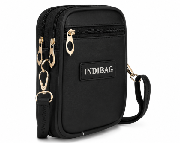 INDIBAG Women’s Black Crossbody Sling Bag