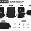 INDIBAG Women’s Black Crossbody Sling Bag